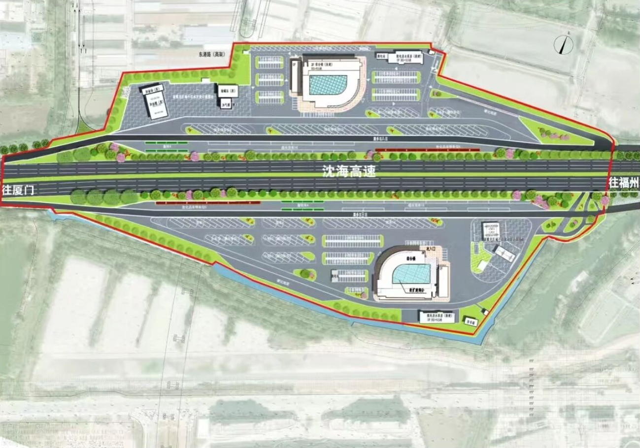 沈海高速又一个服务区改造启动，升级后出行超方便！
